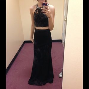 Two Piece Black Prom Dress (Dillard’s)